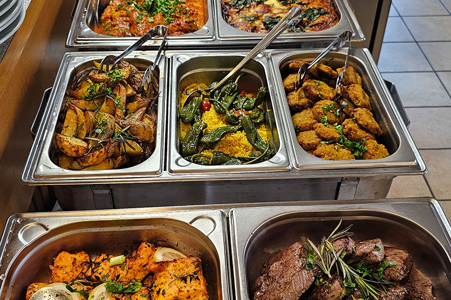 Frisch & Fertig Buffet, Menü "Mediterrane Reise": Alles frisch! Catering für den Großraum Reutlingen, Tübingen und Stuttgart