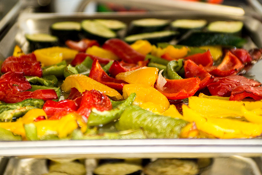 Catering Geburtstag & Party, Gemüse gegrillt: Alles frisch! Catering für den Großraum Reutlingen, Tübingen und Stuttgart