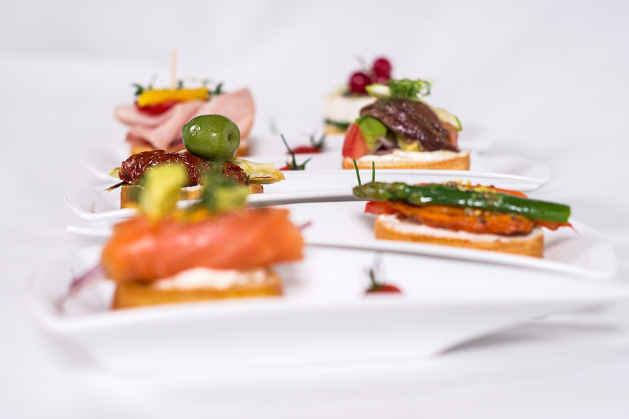 Kundenevent Catering, Fingerfood, große Auswahl: Alles frisch! Catering für den Großraum Reutlingen, Tübingen und Stuttgart